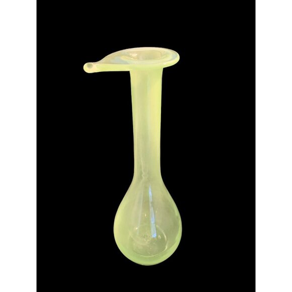 Keulen-Vase Light Green Hand Blown Glass Jack in the Pulpit Style MCM 12" - Picture 3 of 10